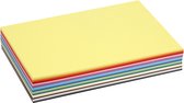 Gekleurd Karton, A4, 210x297 mm, 180 gr, diverse kleuren, 300 div vellen/ 1 doos | Knutselpapier | Knutselkarton