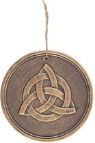 Something Different Muurdecoratie Triquetra Bronskleurig