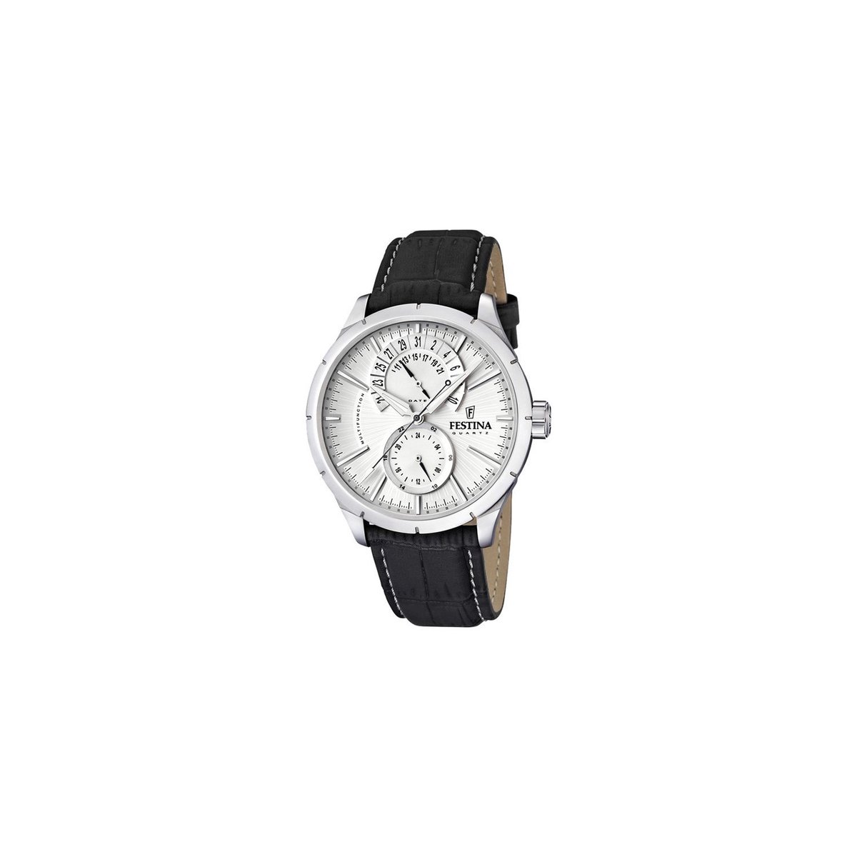 Festina F16573-1 horloge heren - zwart - edelstaal