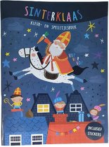 Sinterklaas Kleur- doe- en spelletjes boek - inclusief stickers