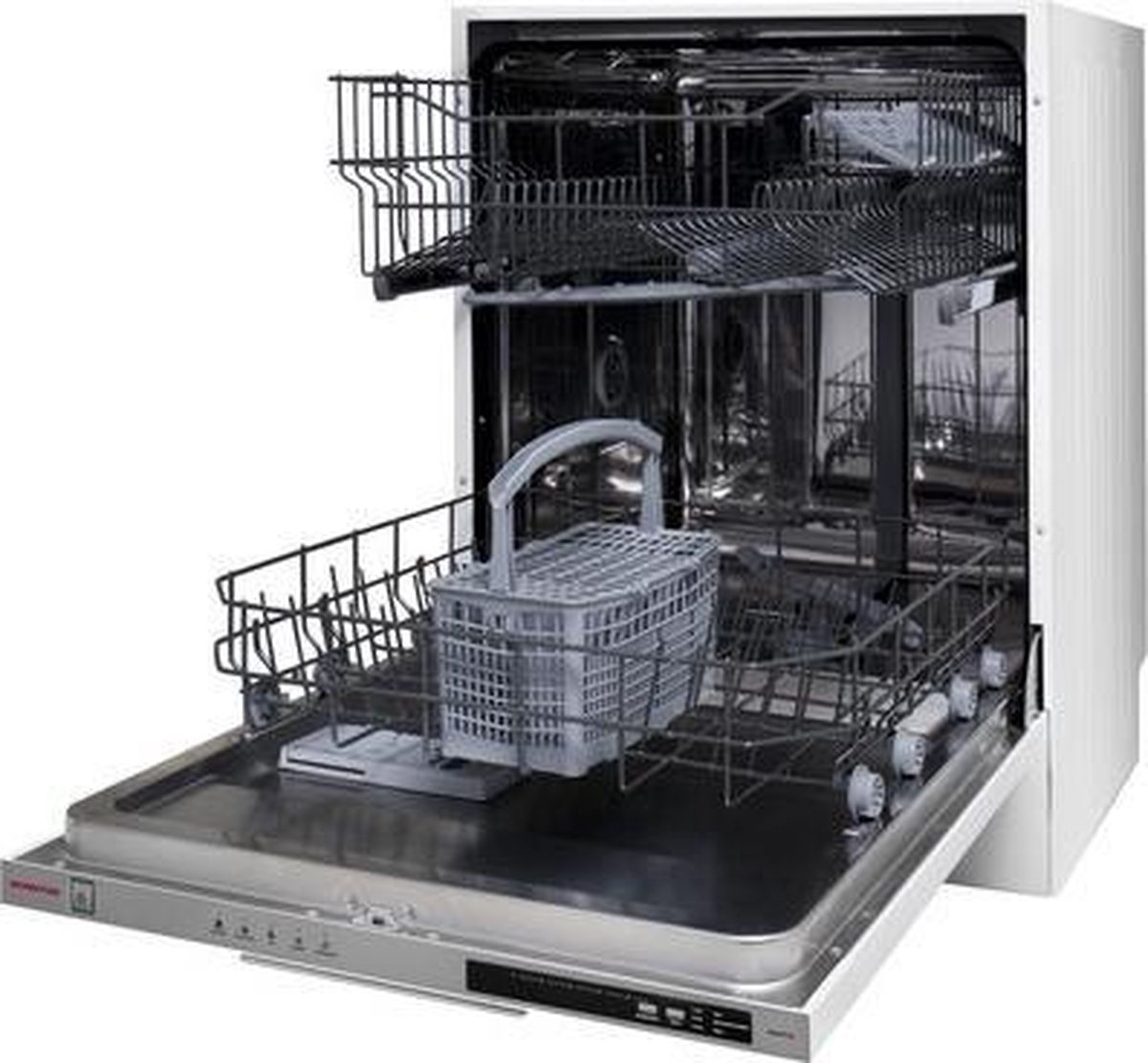 Inventum IVW6008A inbouw vaatwasser - 13 couverts - Volledig integreerbaar - Bestekmand - 6 programma’s - Max nishoogte 87 cm - Startuitstel - Energielabel D — afbeelding 5