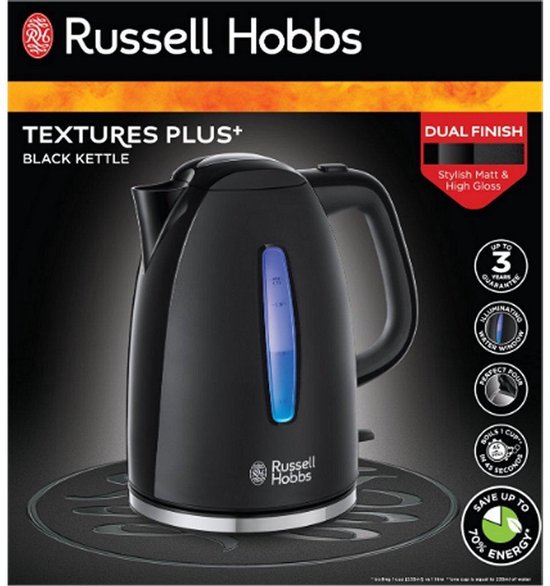 Originale Russell Hobbs Nero Bollitore Anticalcare Bocca Filtro 21271 22591 - Foto 14