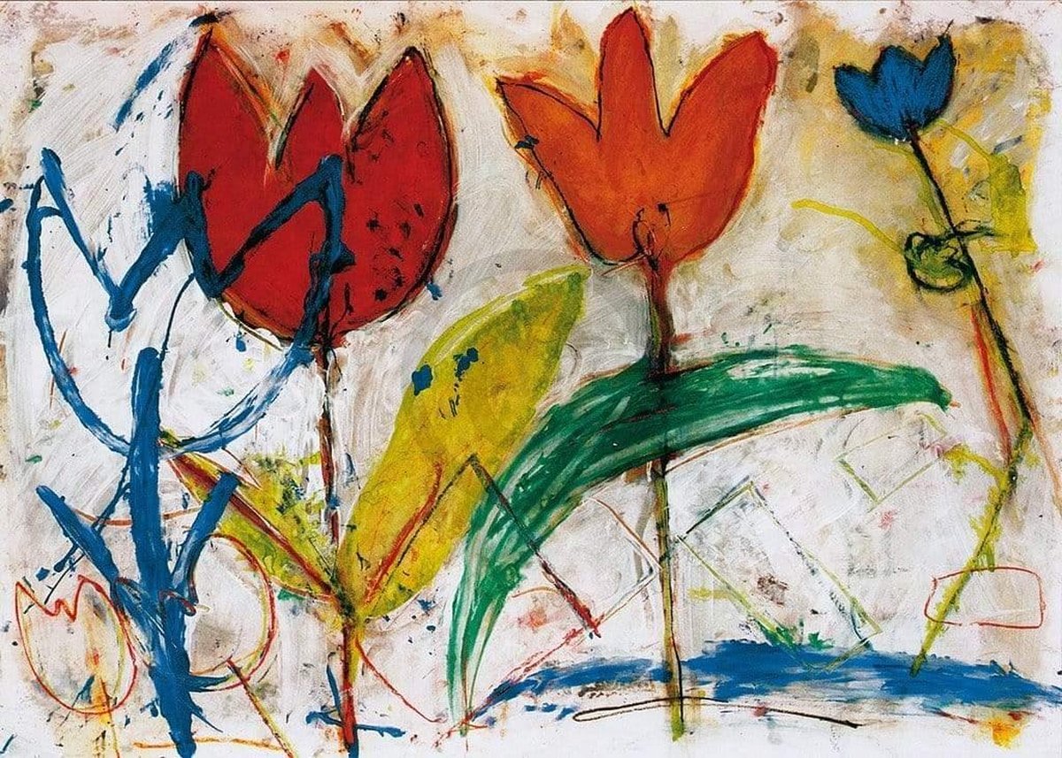 PGM Kunstdruk Ursula Meyer-Petersen - Tulips 70x50cm Divers