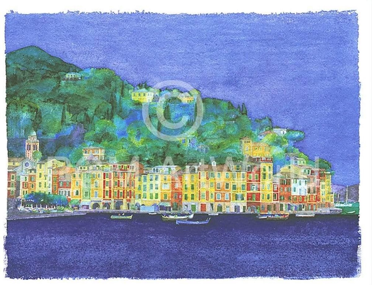 PGM Kunstdruk Ralf Westphal - Portofino / Ligurien 90x70cm Divers