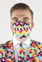 OppoSuits Abstractive - Face Mask - Maat: One Size - Gezicht Maskers