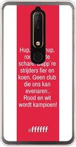 Nokia 6 (2018) Hoesje Transparant TPU Case - AFC Ajax Clublied #ffffff