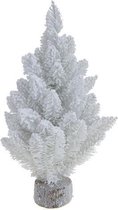 Kerstboom met sneeuw 45 cm wit