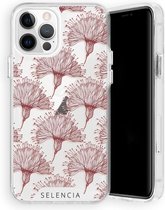Selencia Zarya Fashion Extra Beschermende Backcover iPhone 12, iPhone 12 Pro hoesje - Flowers