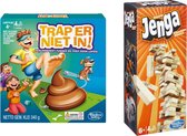 Spellenbundel - Bordspel - 2 Stuks - Trap Er Niet In & Jenga