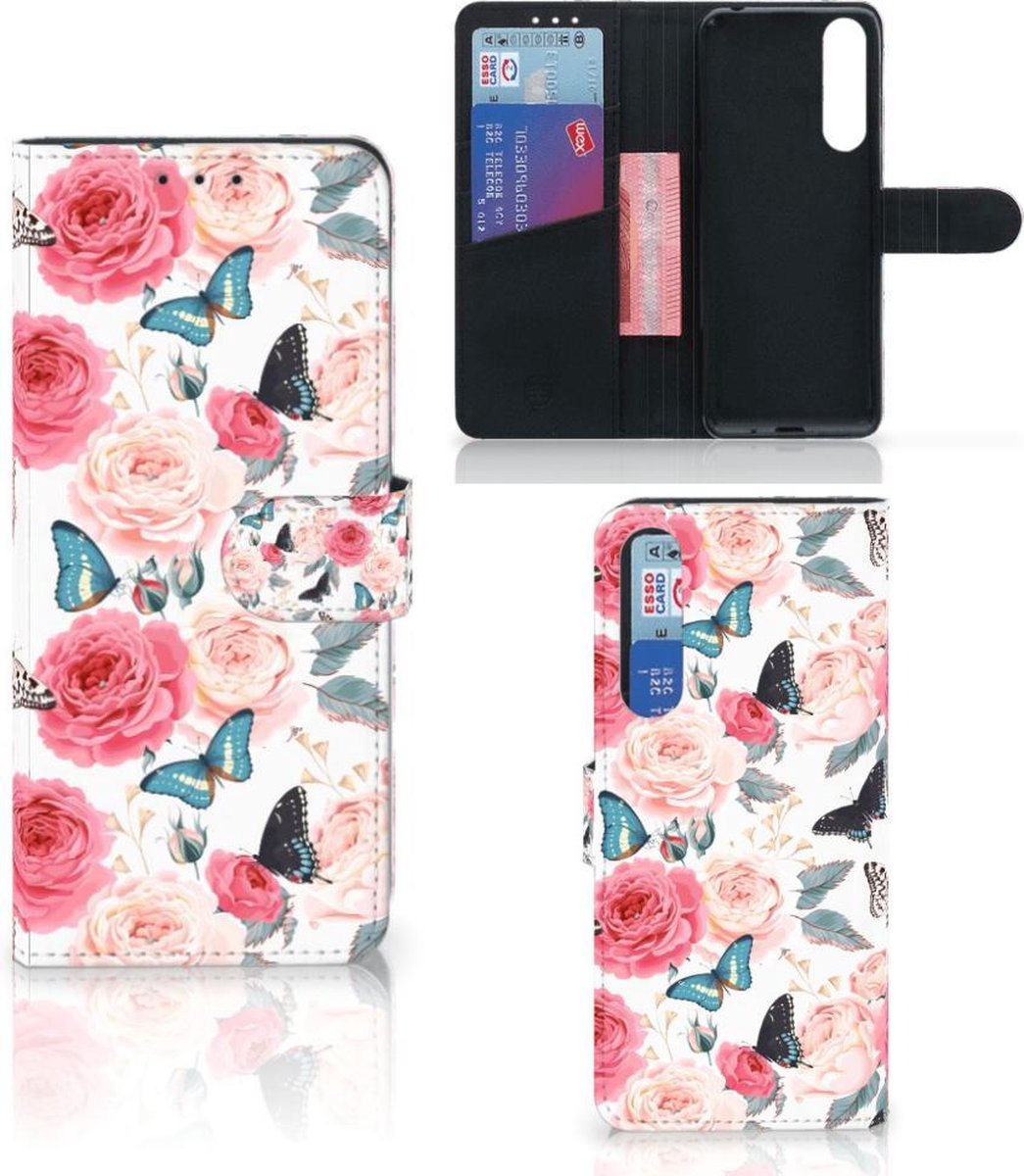 Sony Xperia 1 II Hoesje Butterfly Roses