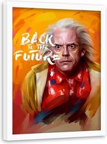 Foto in Frame , Back to the Future , 70x100cm , de Professor , multikleur , Premium Print