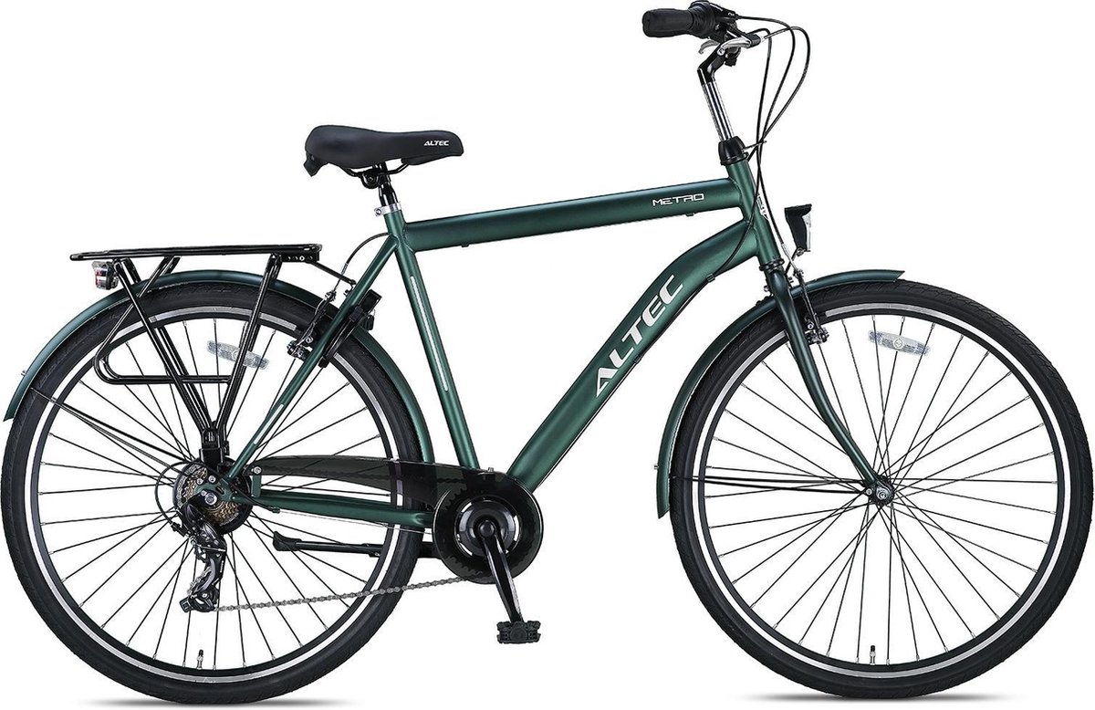 Altec Metro Plus Herenfiets 28 inch 56 cm Army Green 7v - Foto 1