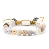 Karma armband Spiral Light and Lovely M (rose crystal) 85333