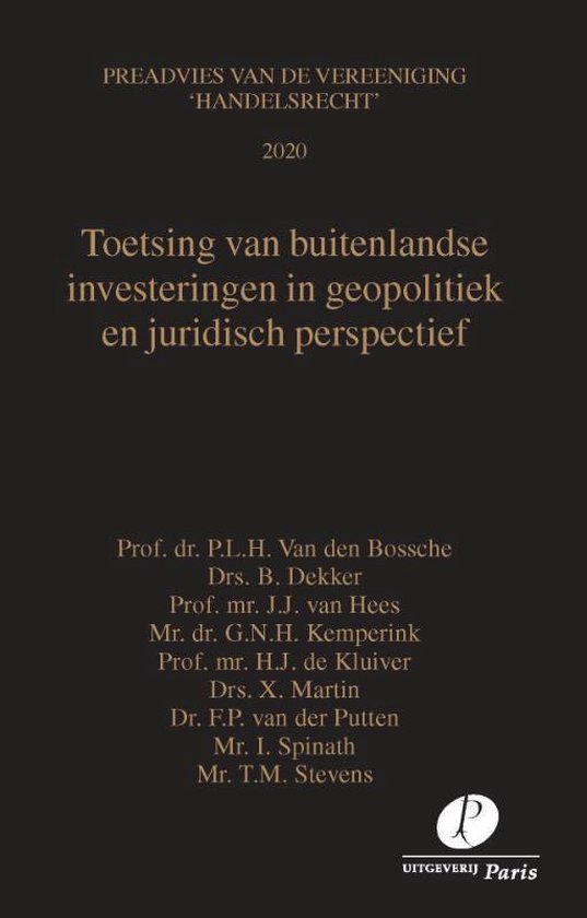 Preadviezen Vereeniging 'Handelsrecht' - Toetsing van buiten ... - cover