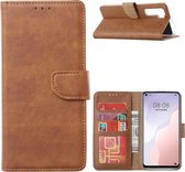 Xssive Hoesje voor Huawei Nova 7SE - Book Case - Licht Bruin