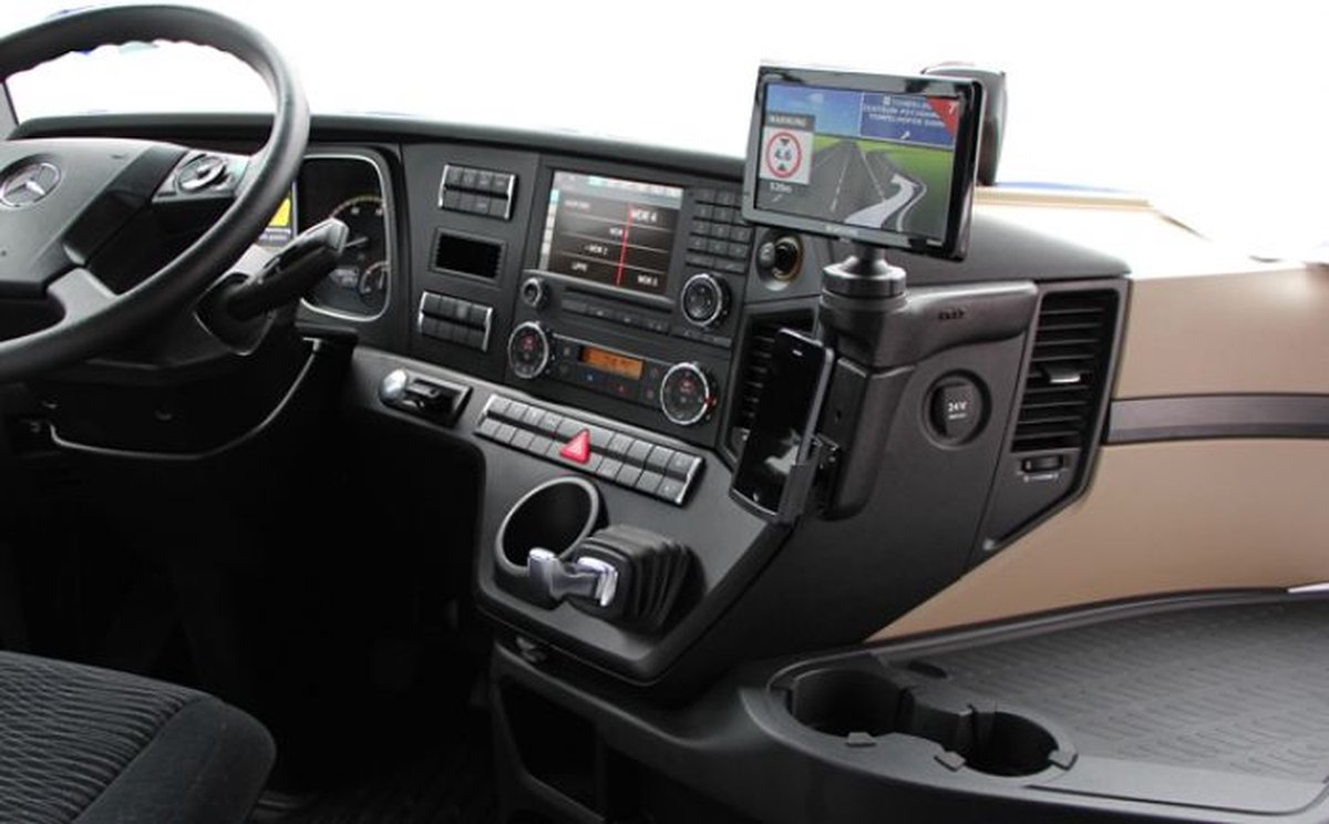 Arat houder geschikt voor Mercedes Benz Antos 2013-2019 / Actros 2011-2019 / Arocs 2013-2019 Kleur : Zwart