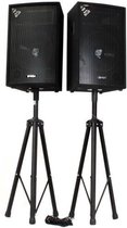 Passieve speakers - Vonyx SL12 - Set van 2 speakers met 12'' woofer 1200W max. (set) - Incl. statieven
