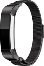 Shop4 - Fitbit Alta Bandje - Metaal Zwart