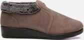 Fly Flot Pantoffels taupe - Maat 38