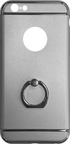 Fit Fashion - Hardcase Hoesje -  Met ring - Geschikt voor iPhone 6 Plus/6S Plus - Zilver