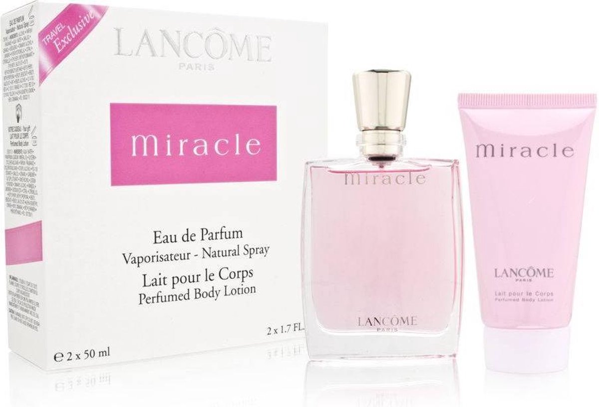 MIRACLE EDP SPRAY 50ML & BODYLOTION 50ML GIFT SET