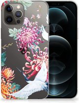 GSM Hoesje iPhone 12 Pro Max Smartphonehoesje Customize Bird Flowers