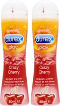 Durex Play Crazy Cherry - 50 ml - Glijmiddel (2 Stuks)