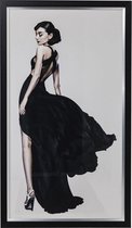 Kare Lijst Met Foto Actrice Audrey Hepburn 172x100cm