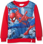 Marvel Spiderman sweater rood/blauw maat 104