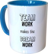 Mok Blauw - Teamwork - 300ml
