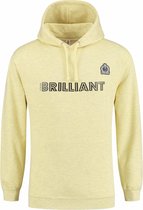 Logo Sweatshirt met capuchon, Geel (M)