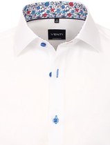 Venti Overhemd Wit Bloemen Motief 103458000-000 - XL
