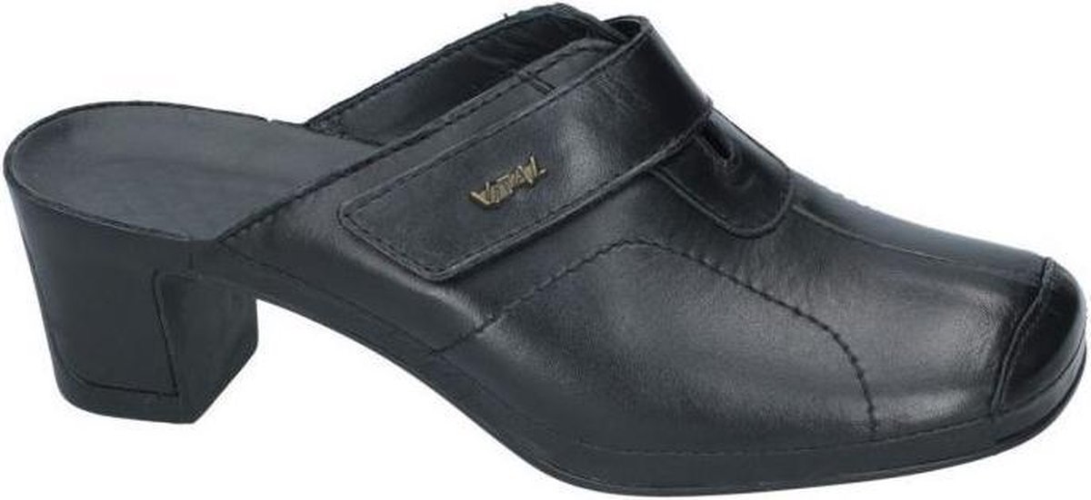 Vital -Dames zwart slippers & muiltjes
