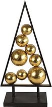 Cf Label Kerstornament Amadis 62,7 Cm Staal Goud