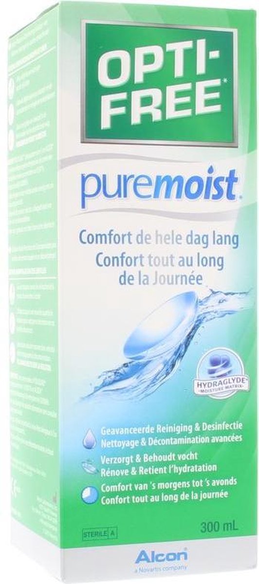 OPTI-FREE® PureMoist® alles-in-één lenzenvloeistof | 1x 300ml