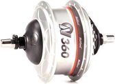 Nuvinci achternaaf zilver rollerbrake n360b-36sv-rr-12 kaal