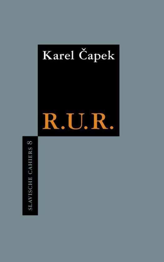 Cover van het boek 'R.U.R.' van K. Capek