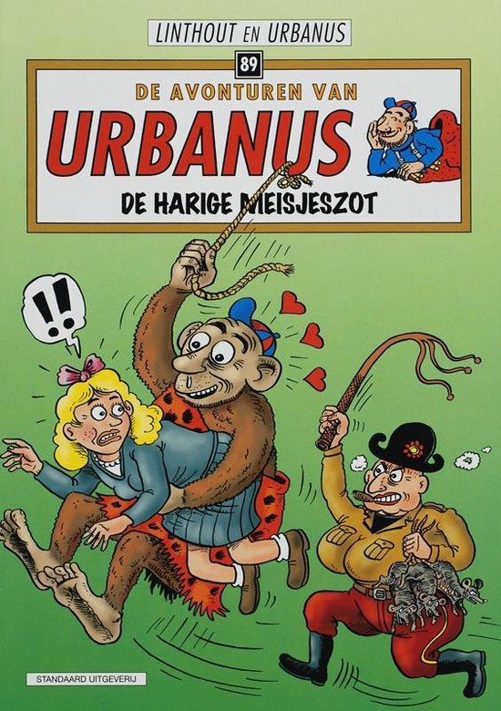 Cover van het boek 'Urbanus in de harige meisjeszot' van  Linthout en  Urbanus