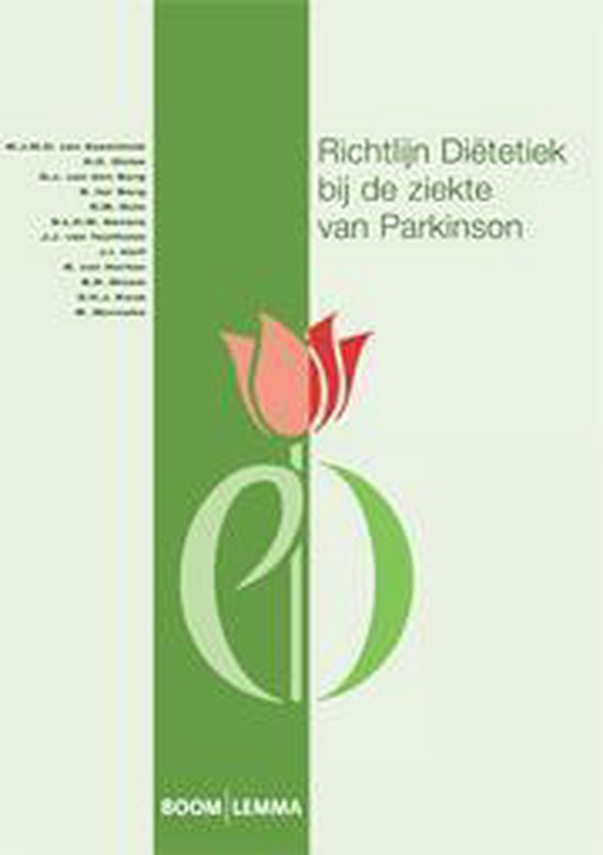 Cover van het boek 'Richtlijn Diëtetiek bij de ziekte van Parkinson'