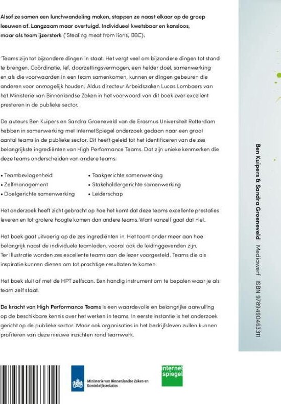 De kracht van high performance teams