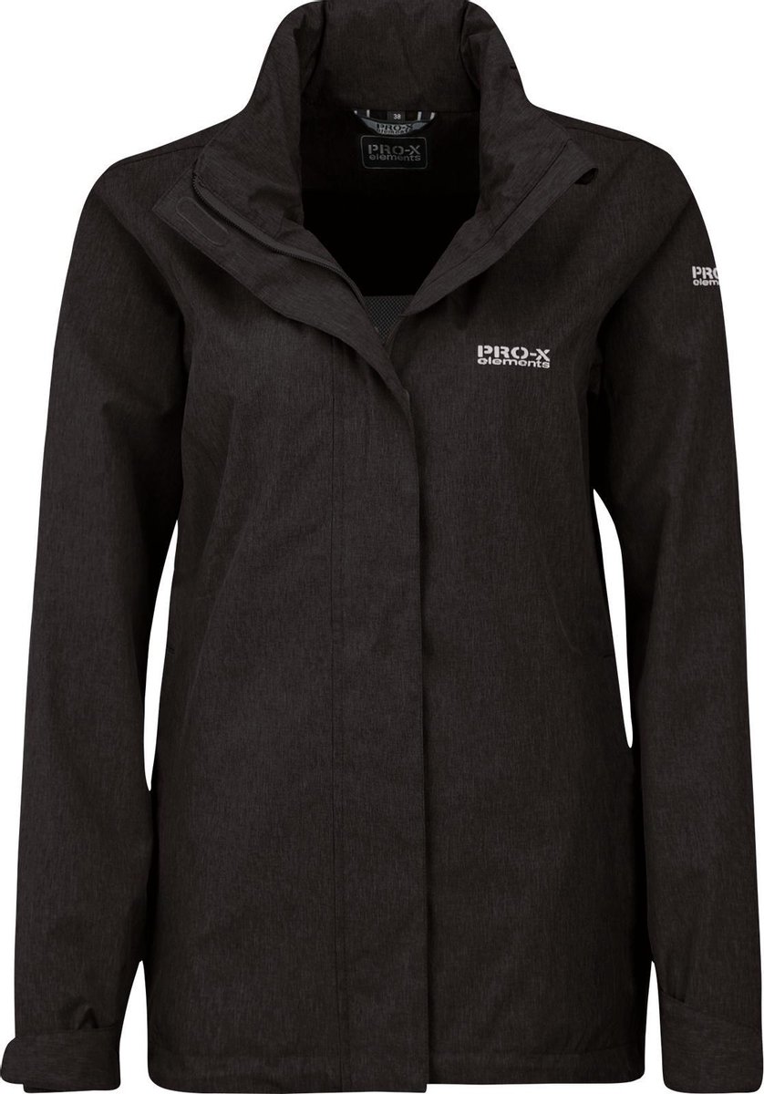 Pro-x Elements Outdoorjas Naomi Dames Polyester Zwart