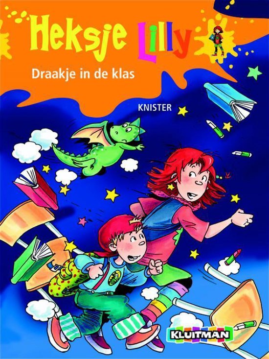 Heksje Lilly  -   Draakje in de klas - cover