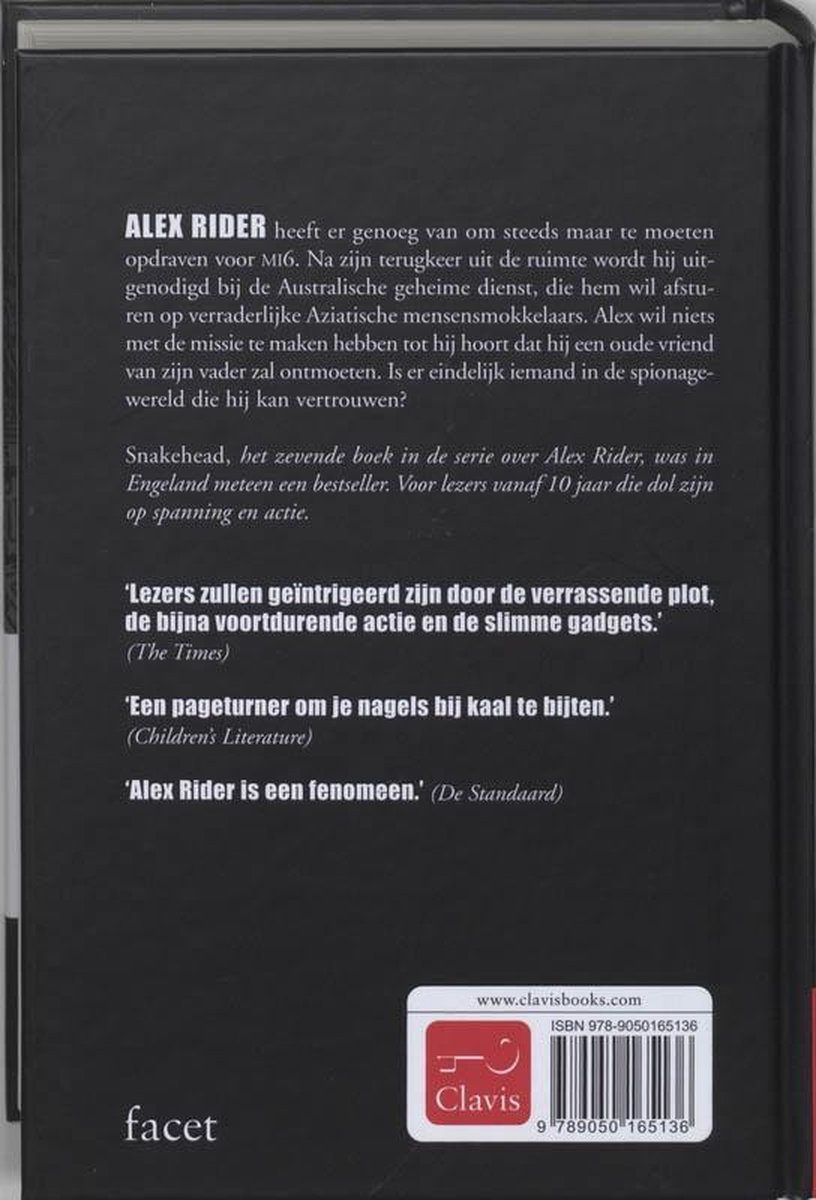 Alex Rider - Snakehead - spionage en mensen smokkel - deel 7 | bol