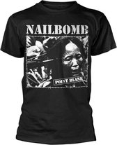 Nailbomb Unisex Tshirt -S- BUMBKLAATT Zwart