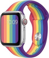Sport band - kleurrijk - Geschikt voor Apple Watch  - 38mm en 40mm - ML - iwatch - Horlogeband Armband Polsband