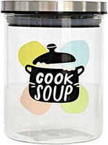 voorraadpot Cook Soup 650 ml 10 cm glas transparant