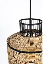 hanglamp Carmen M 30 x 145 cm rotan/staal bruin