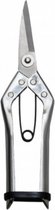 snoeischaar 5 x 19,4 cm RVS/rubber zilver