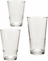 drinkglazenset glas transparant 18-delig