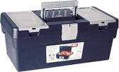 gereedschapskoffer 400 mm polypropyleen blauw/grijs